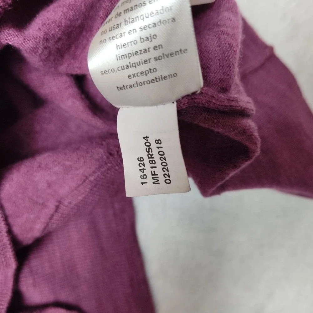 Peter Millar Sweater Mens XL Purple 1/4 Zip Mock Neck Tight-Knit Italy Golf HOLE